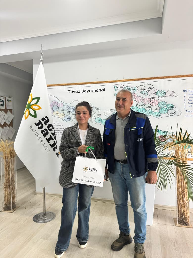 ADAU-nun tələbələri “Agro Dairy” MMC-nin Samux filialında olublar - FOTOLAR